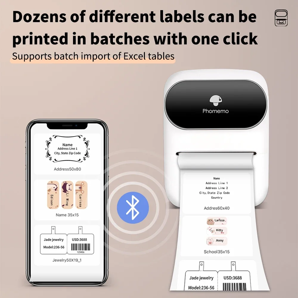 M110 Label Printer Mini Printe - Commercial Shirt Printing Machine review and price