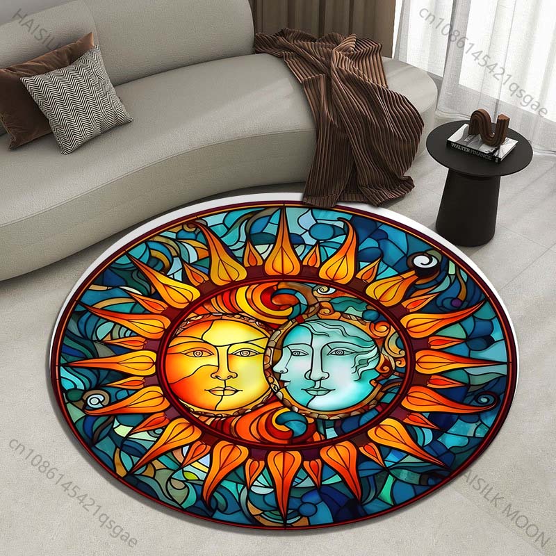 Stained Glass Sun and Moon Har - Commercial Glass Printing review and price