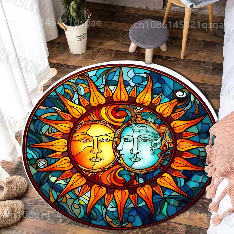Stained Glass Sun and Moon Har - Commercial Glass Printing review and price