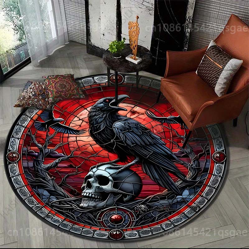 Multiple sizes Raven skull the - Commercial Glass Printing review and price