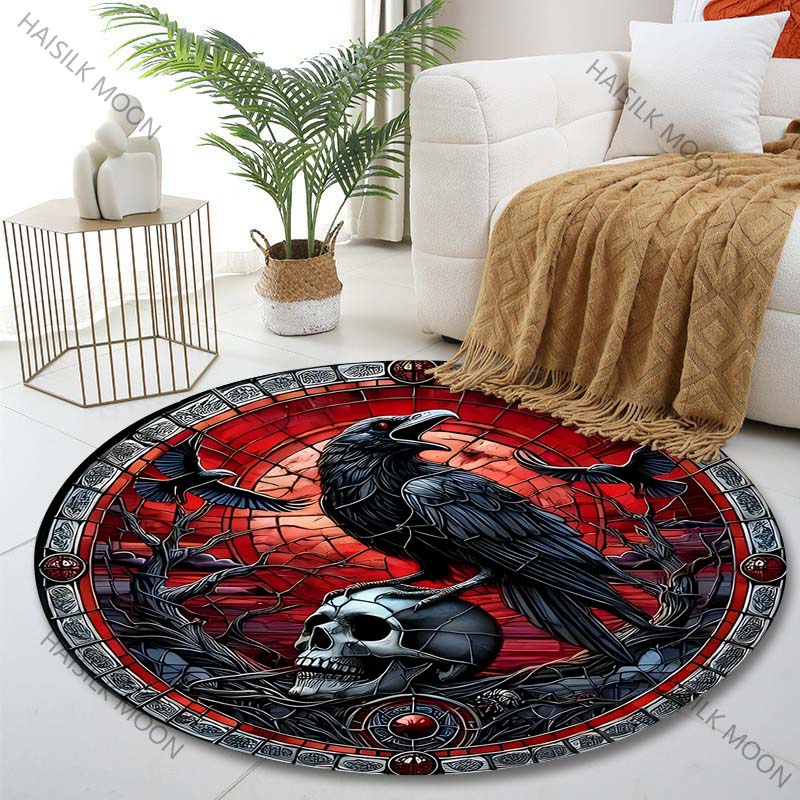 Multiple sizes Raven skull the - Commercial Glass Printing review and price