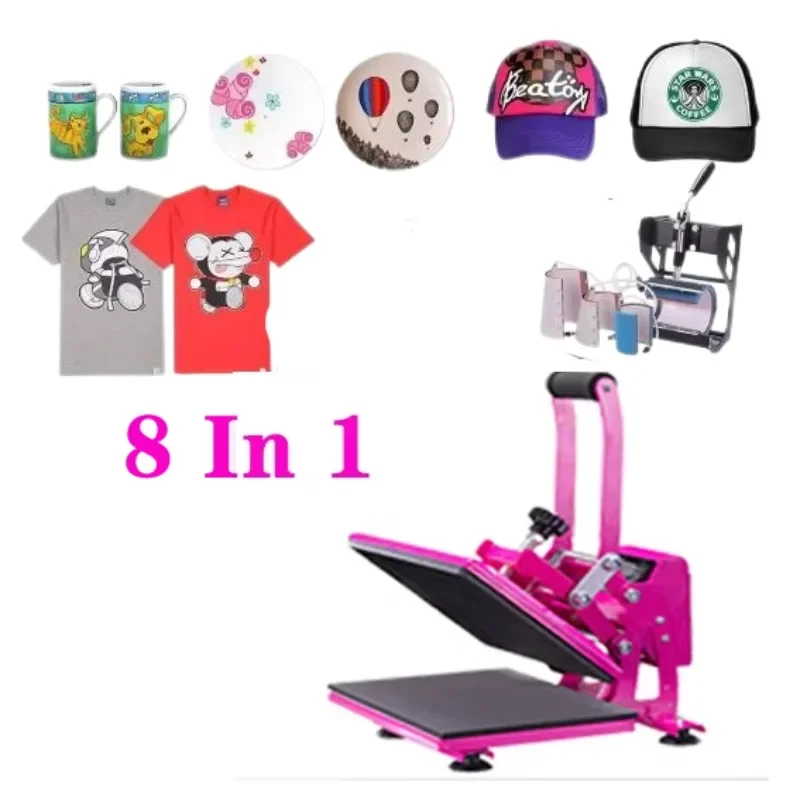 8-in-1 Heat Press Machine Supe - Commercial Grade Printing Press review and price