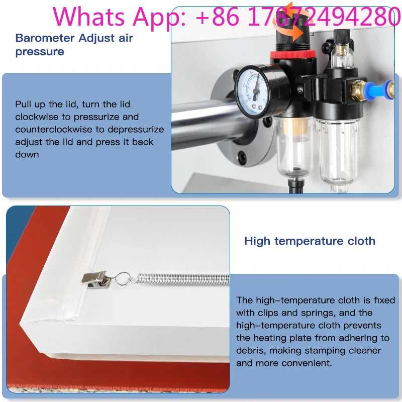Dual Electric Slide Hot Stampi - Commercial Shirt Printing Machine review and price