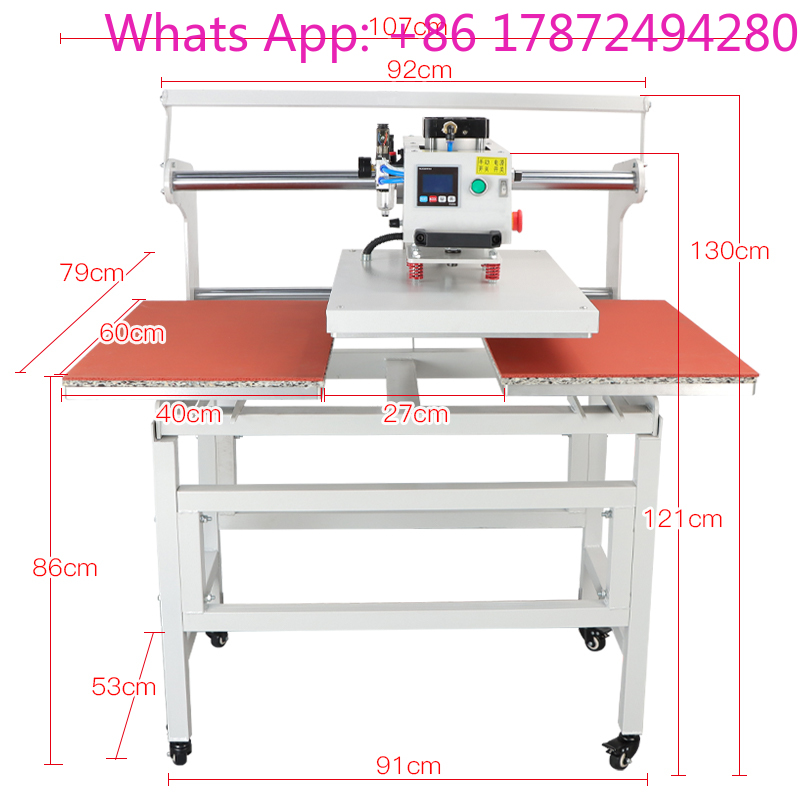 Dual Electric Slide Hot Stampi - Commercial Shirt Printing Machine review and price