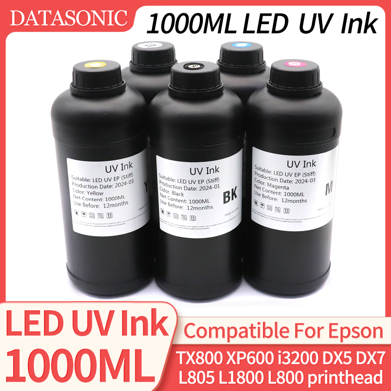1000ML LED UV Ink For TX800 XP - Uv Flatbed Printer review and price