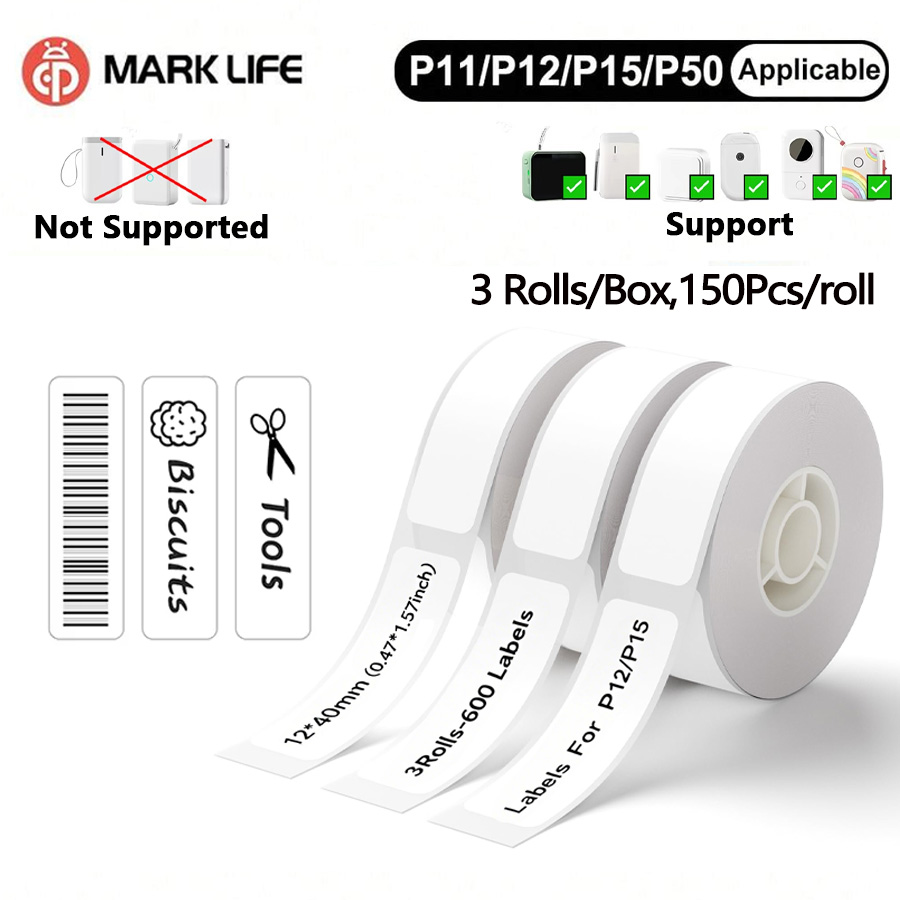 Marklife 3Rolls Labels P15 The - Commercial Shirt Printing Machine review and price