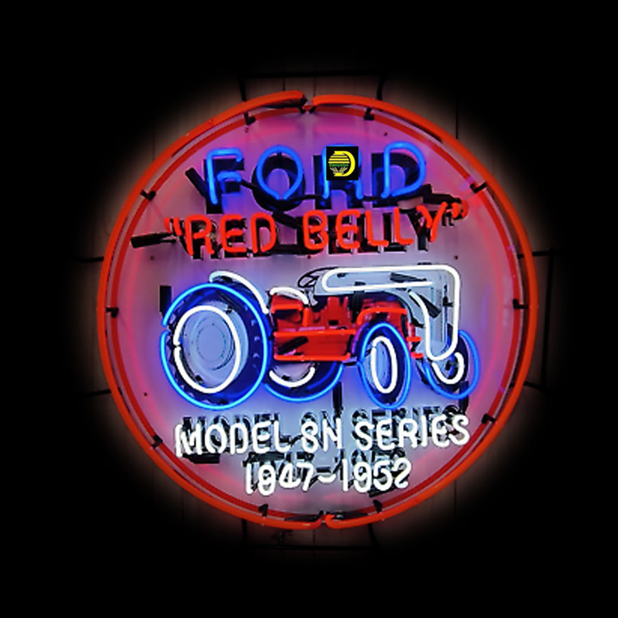 For Red Belly Neon Sign Tracto - Commercial Glass Printing review and price