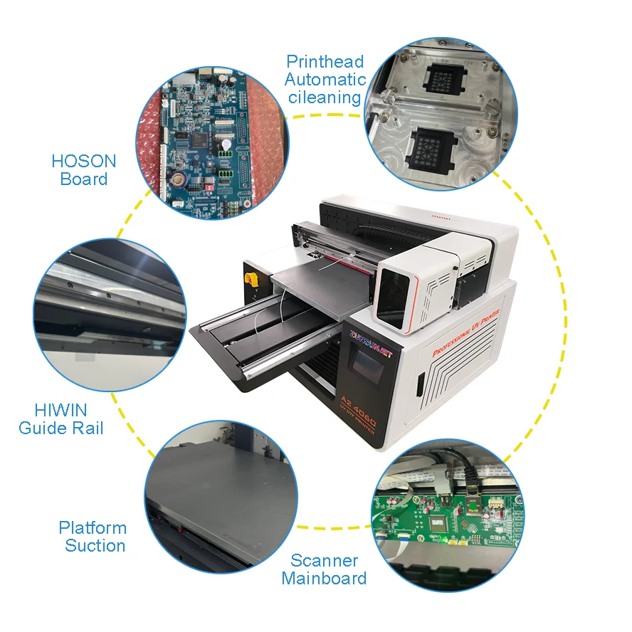 Small A2 Flatbed UV Dtf Inkjet - Uv Flatbed Printer review and price