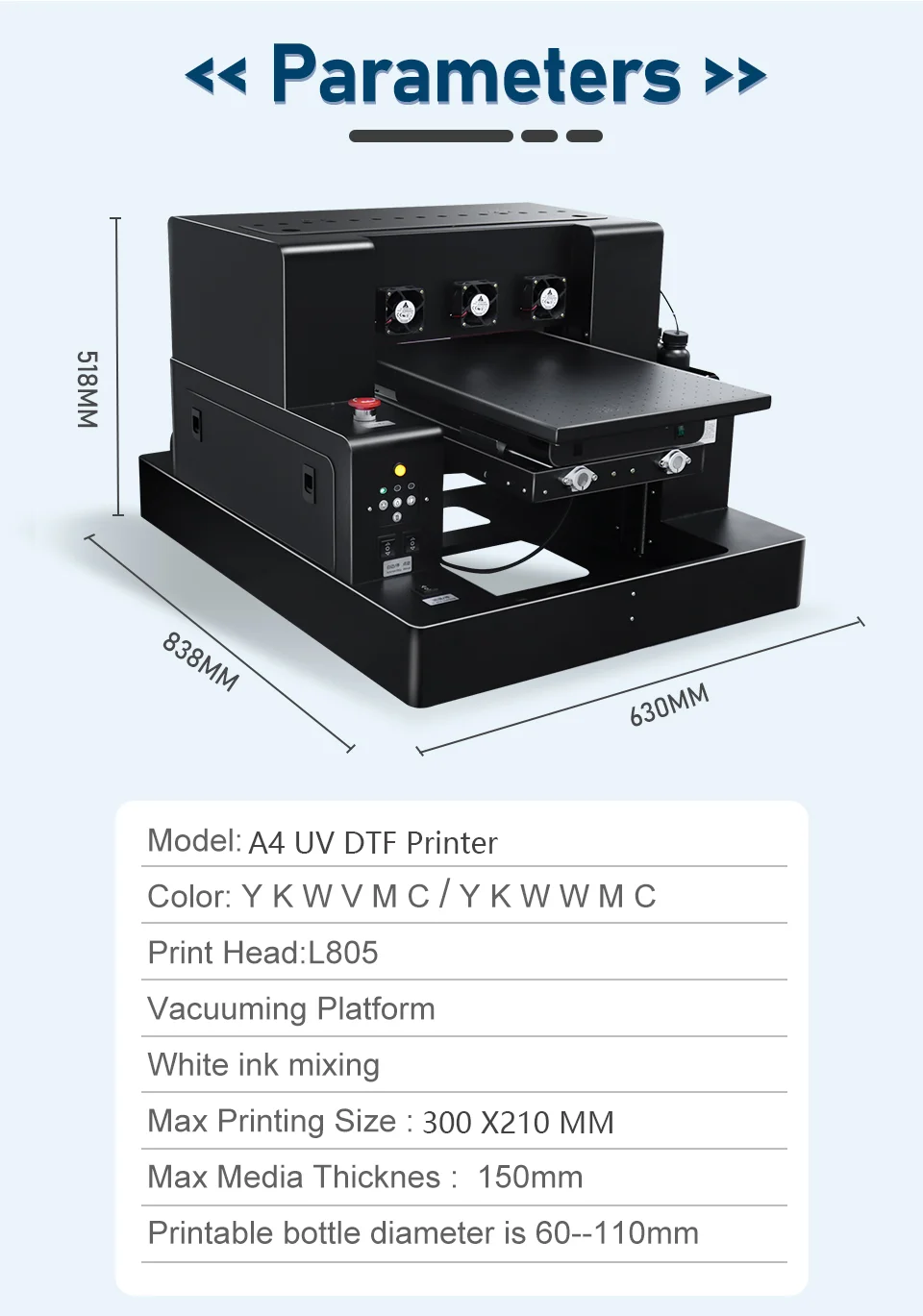 Irtop UV LED Printer A4 UV Fla - Uv Flatbed Printer review and price